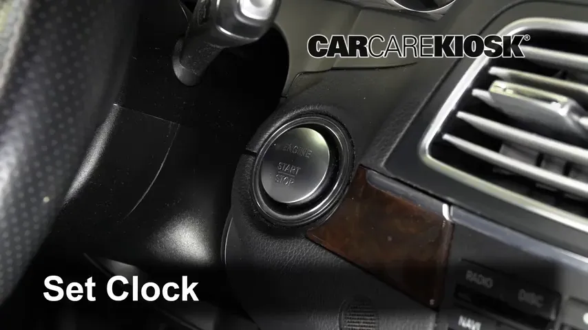 2014 Mercedes-Benz E550 4.6L V8 Turbo Convertible Clock